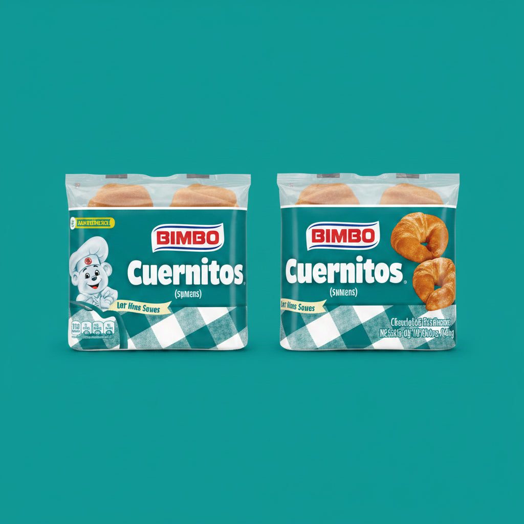 Plain Cuernitos Croissants 14.08 Oz 8 Count Bimbo