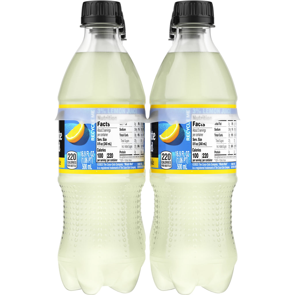 Minute Maid Lemonade 16.9 fl oz Bottles 6 Pack