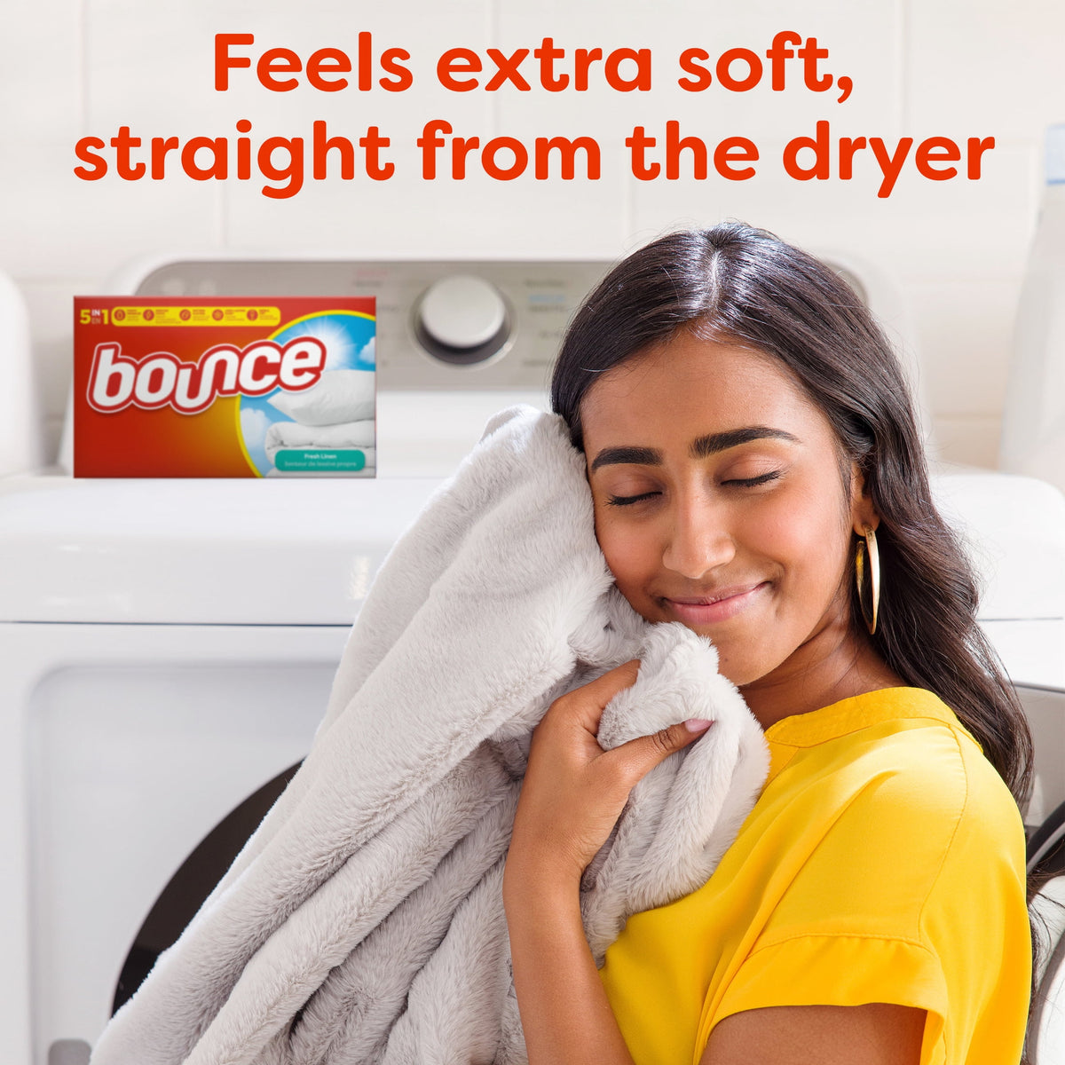 Bounce Dryer Sheets Fresh Linen Scent 240 Count