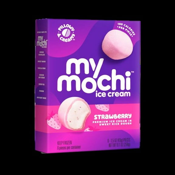 My/Mochi Ice Cream Cookies & Cream Frozen Mochi 6 Count 7.5 Oz