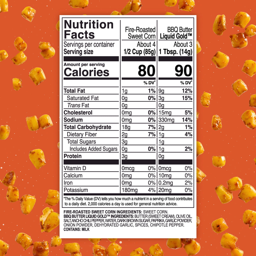 Kinder's BBQ Butter Fire-Roasted Sweet Corn Frozen 13.5 Oz
