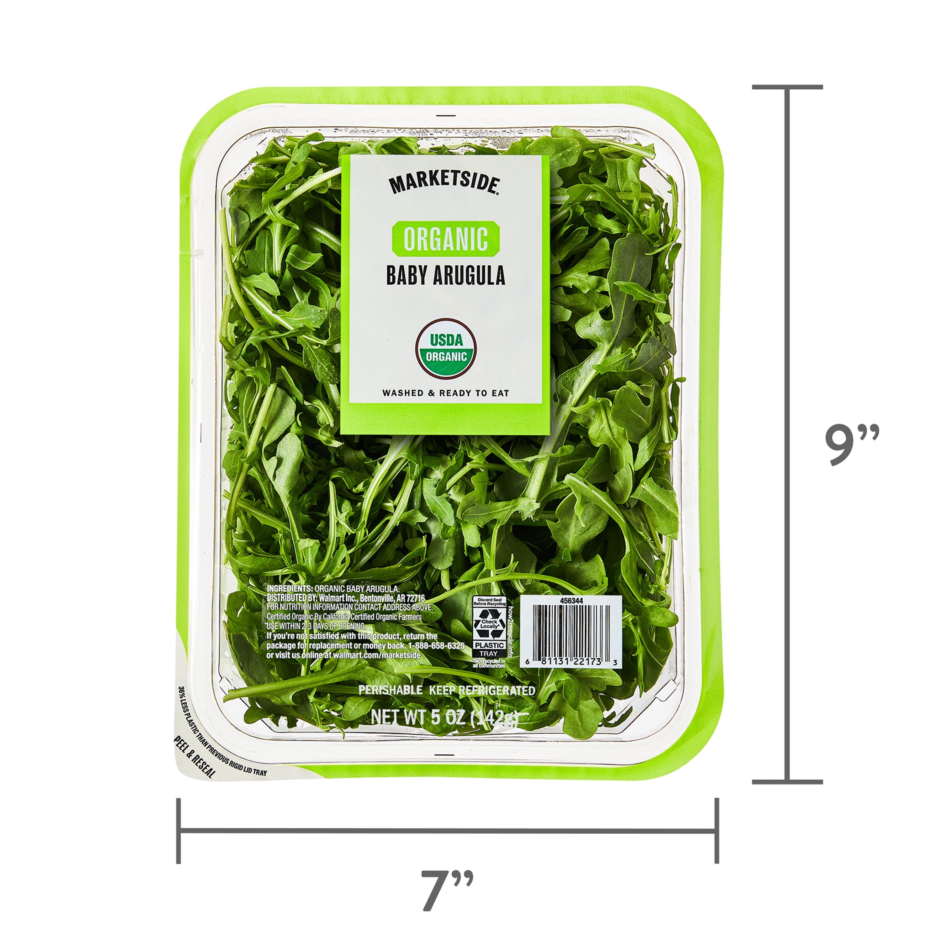 Organic Baby Arugula 5 Oz