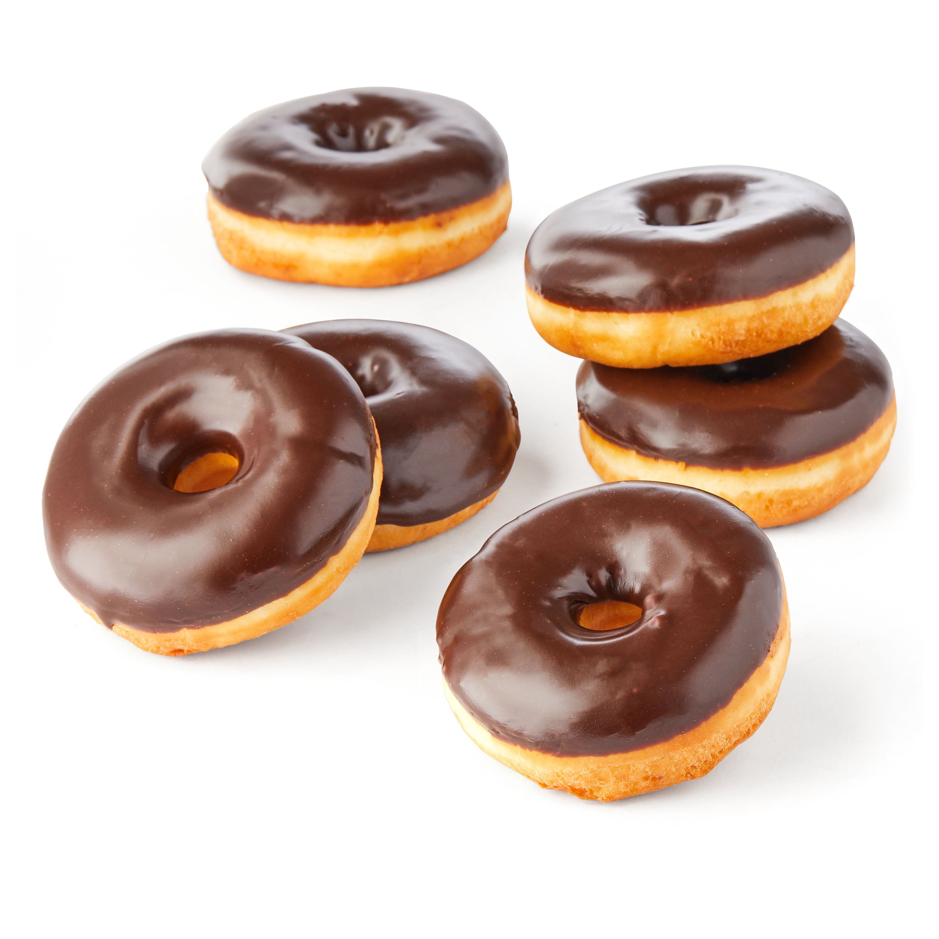 Chocolate Iced Donuts 14 Oz 6 Count Freshness Guaranteed