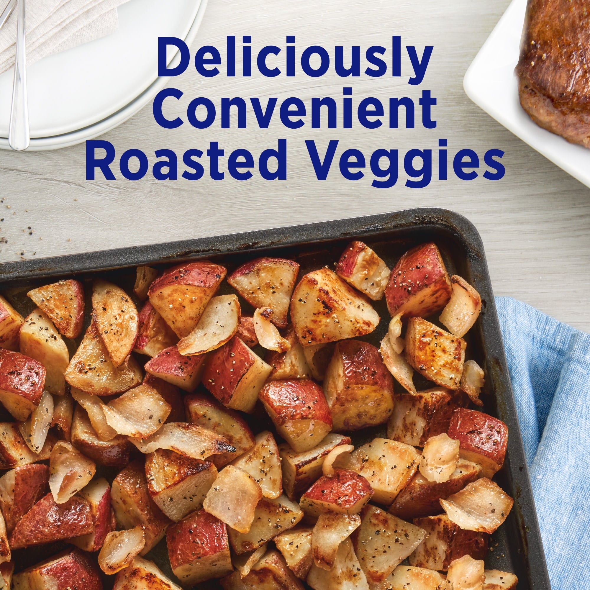 Birds Eye Oven Roasters Seasoned Red Potato Wedges & Onions Frozen 15 Oz