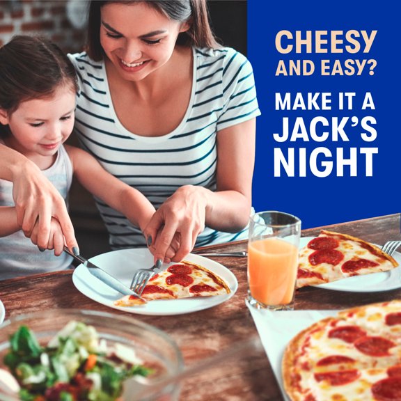 Jack's Original Thin Crust Pepperoni Pizza Frozen 14.3 Oz