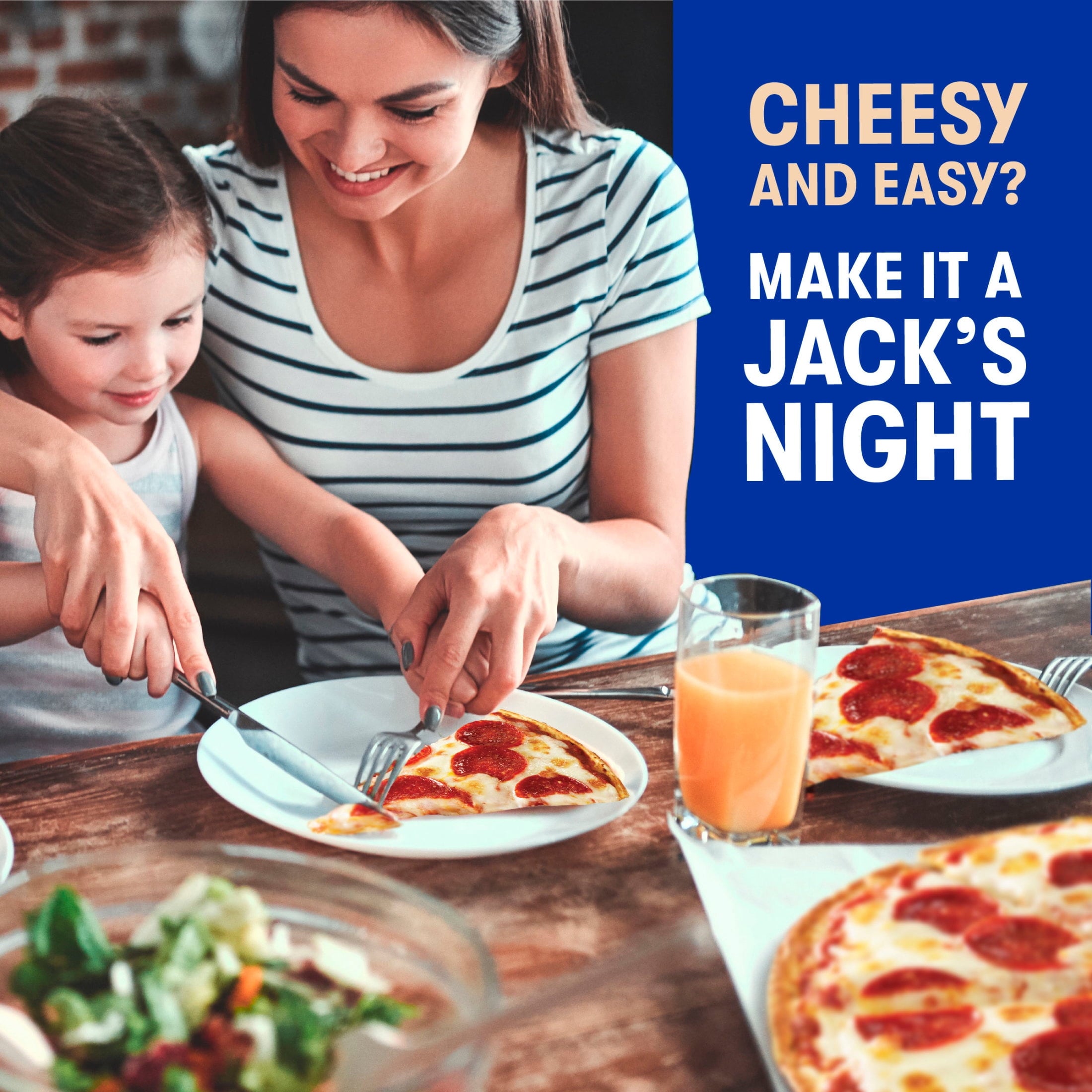 Jack's Thin Crust Pepperoni Frozen Pizza 14.3 Oz