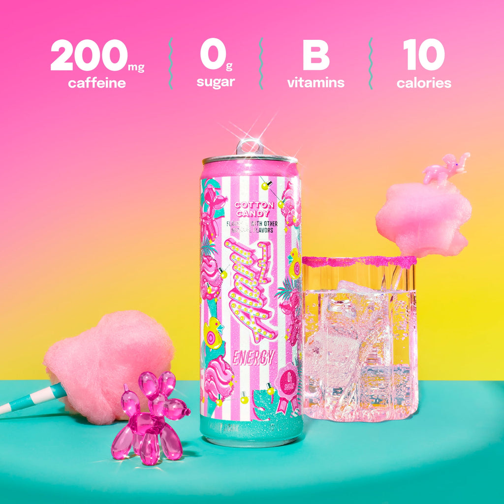 Alani Nu Cotton Candy Energy Drink 12 fl oz Single Can