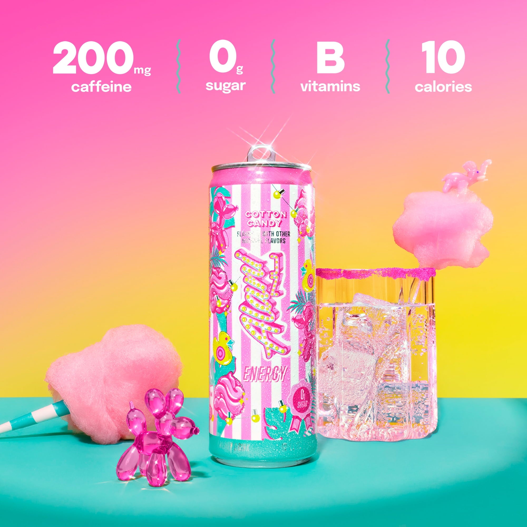 Alani Nu Cotton Candy Energy Drink 12 fl oz Single Can