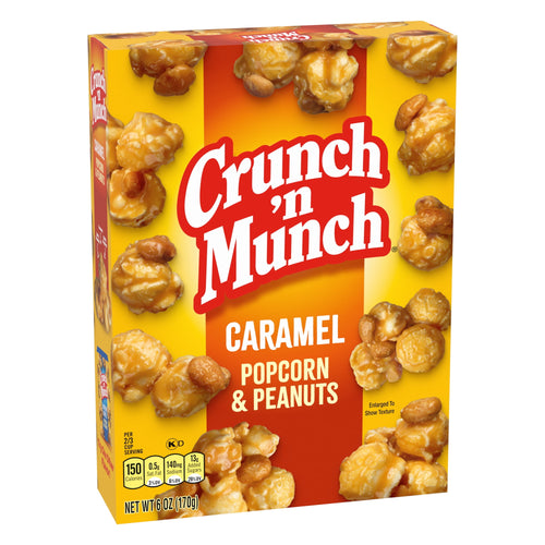 Caramel Popcorn with Peanuts 6 Oz 1 Count Crunch 'n Munch