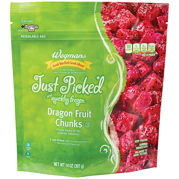 Wegmans Frozen Dragon Fruit Chunks 12 Oz