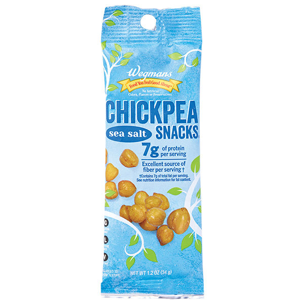 Wegmans Sea Salt Chickpea Snacks 1.2 Oz