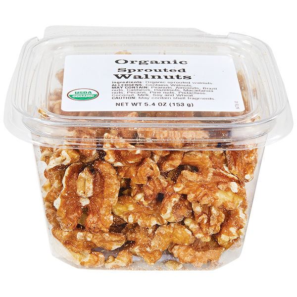 Wegmans Organic Sprouted Walnuts 5.4 Oz
