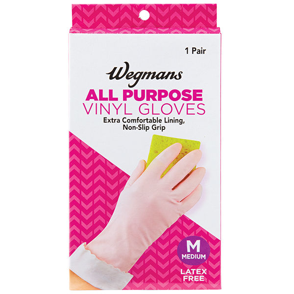 Wegmans All Purpose Gloves 1 Count Size Medium Latex Free