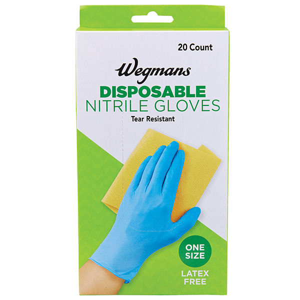 Wegmans Disposable Nitrile Gloves 20 Count