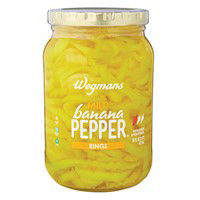 Wegmans Banana Pepper Rings Mild 16 Fl Oz