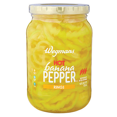 Wegmans Hot Banana Pepper Rings 16 Fl Oz