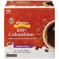 Wegmans Medium Roast 100% Colombian Coffee Capsules Family Pack 100 Count