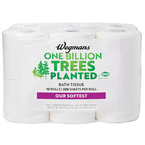 Wegmans Bath Tissue 2-Ply 12 Rolls