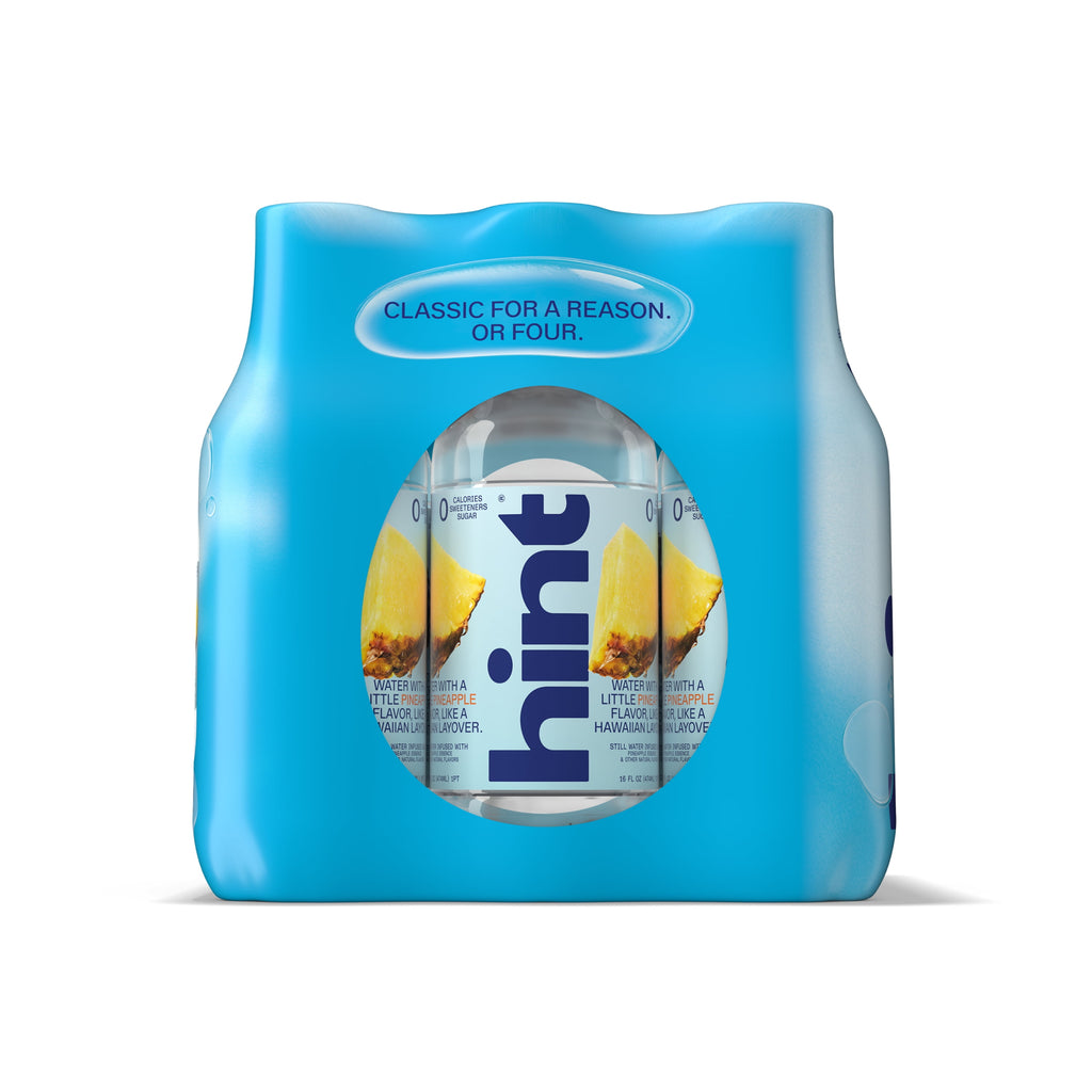 Hint Blue 4-Flavor Variety Pack Flavored Water 16 fl oz 12 Pack Plastic Bottles