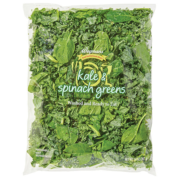 Wegmans Kale & Spinach Greens 14 Oz