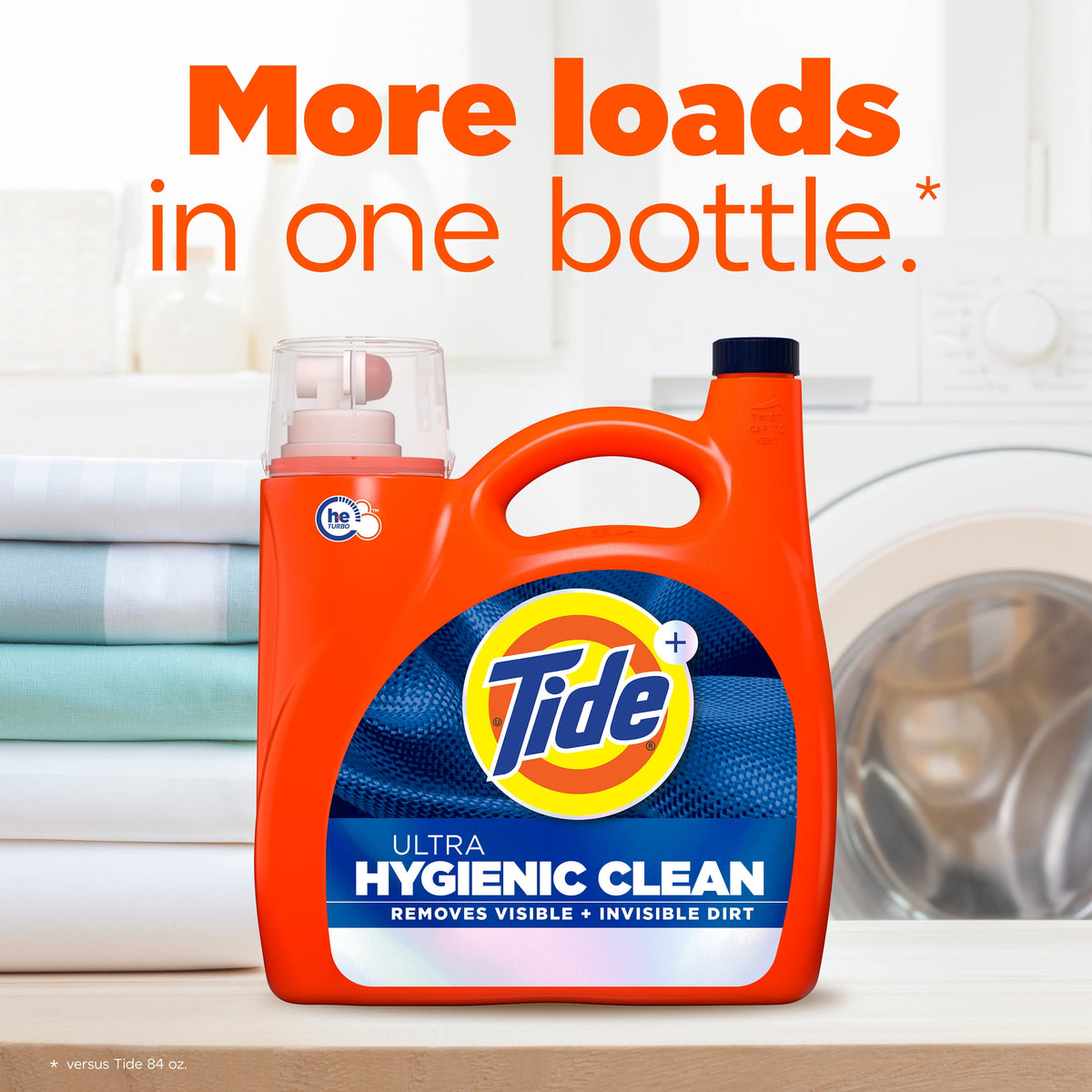 Tide Ultra Hygienic Clean Liquid Laundry Detergent Original Scent 117 fl oz 83 Loads