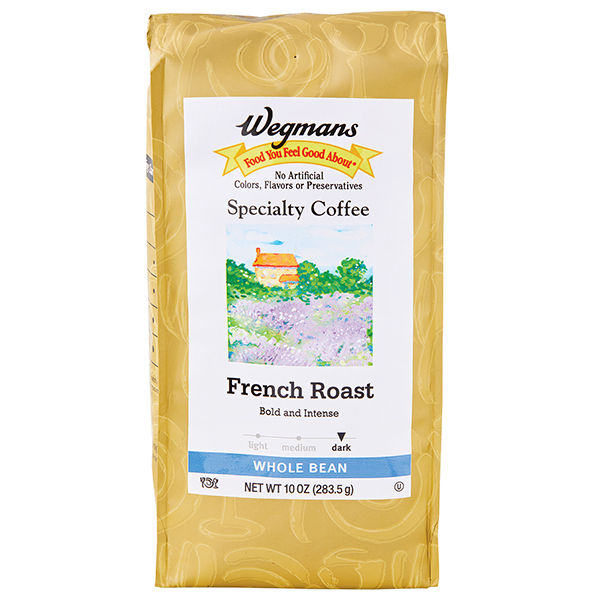Wegmans French Roast Whole Bean Coffee 10 Oz