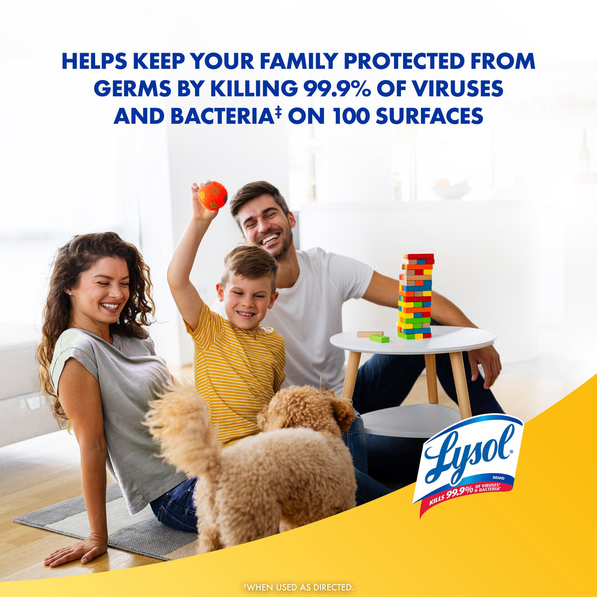 Lysol Disinfectant Spray Lemon Breeze Scent 19 oz