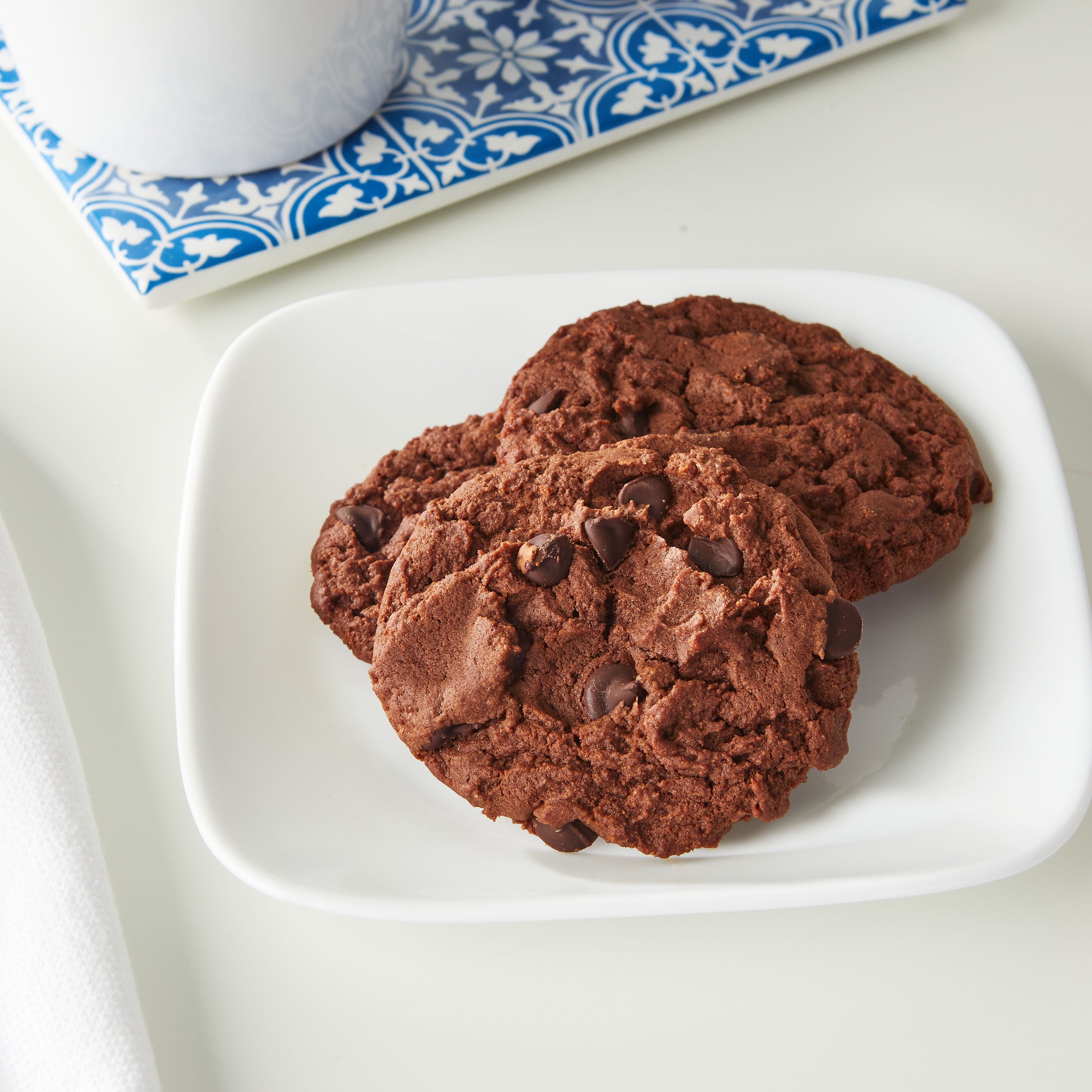 Double Chocolate Bakery Cookies 14 Oz 10 Count Freshness Guaranteed