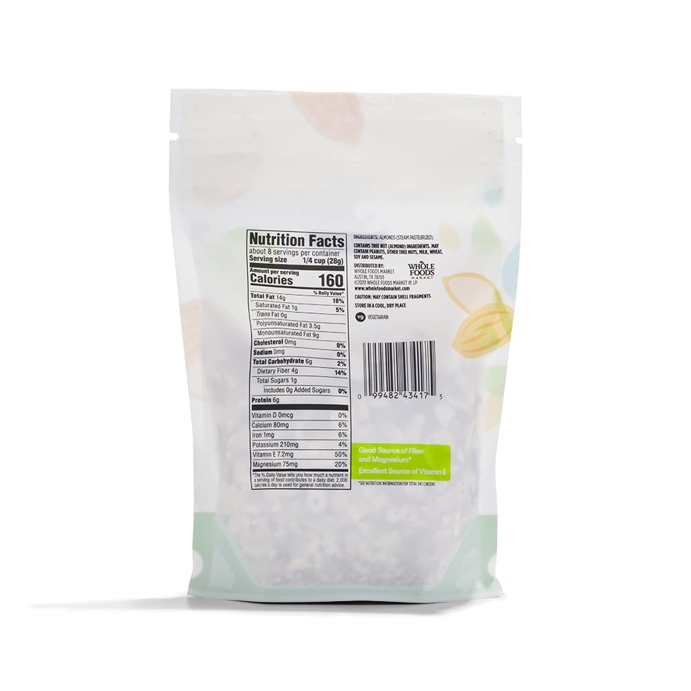 Sliced Almonds 8 Oz 365 By Whole Foods Market