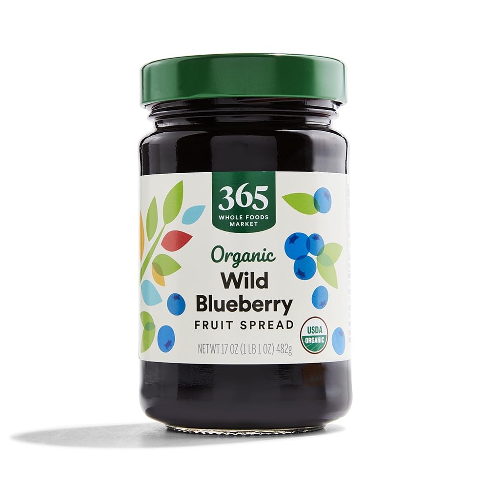 Organic Wild Blueberry Fruit Spread 17 Oz 365 By Whole Foods Market