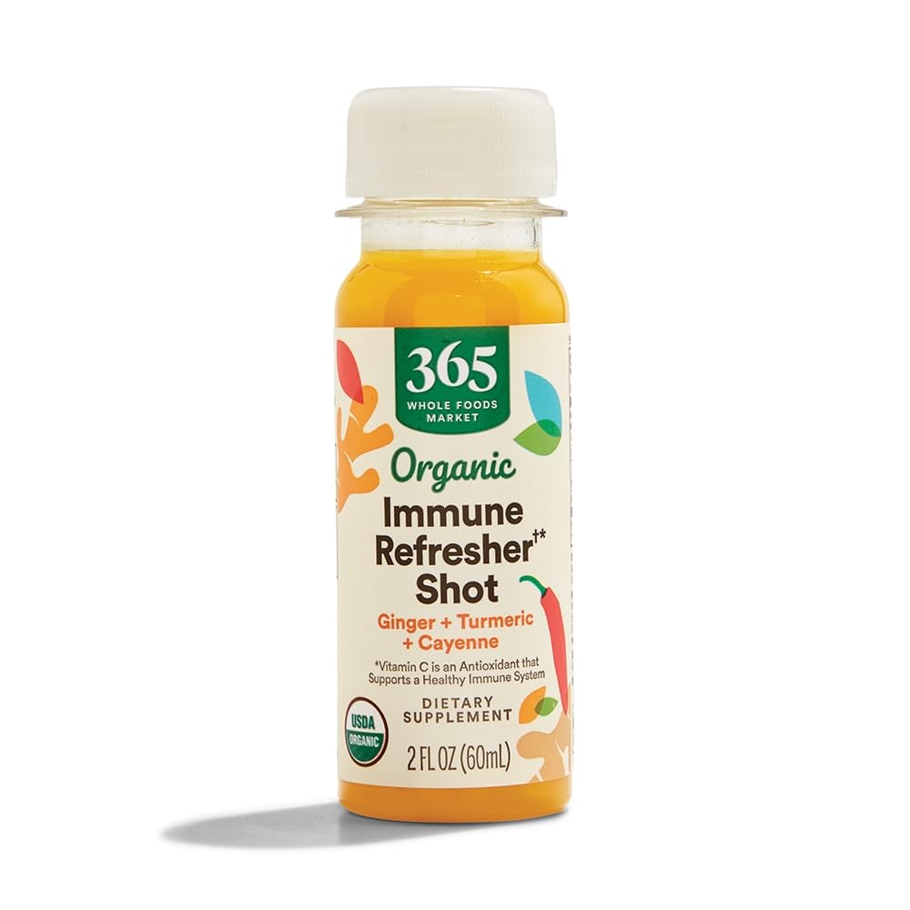 Organic Ginger Turmeric Shot 2 Fl Oz 365 By Whole Foods Market