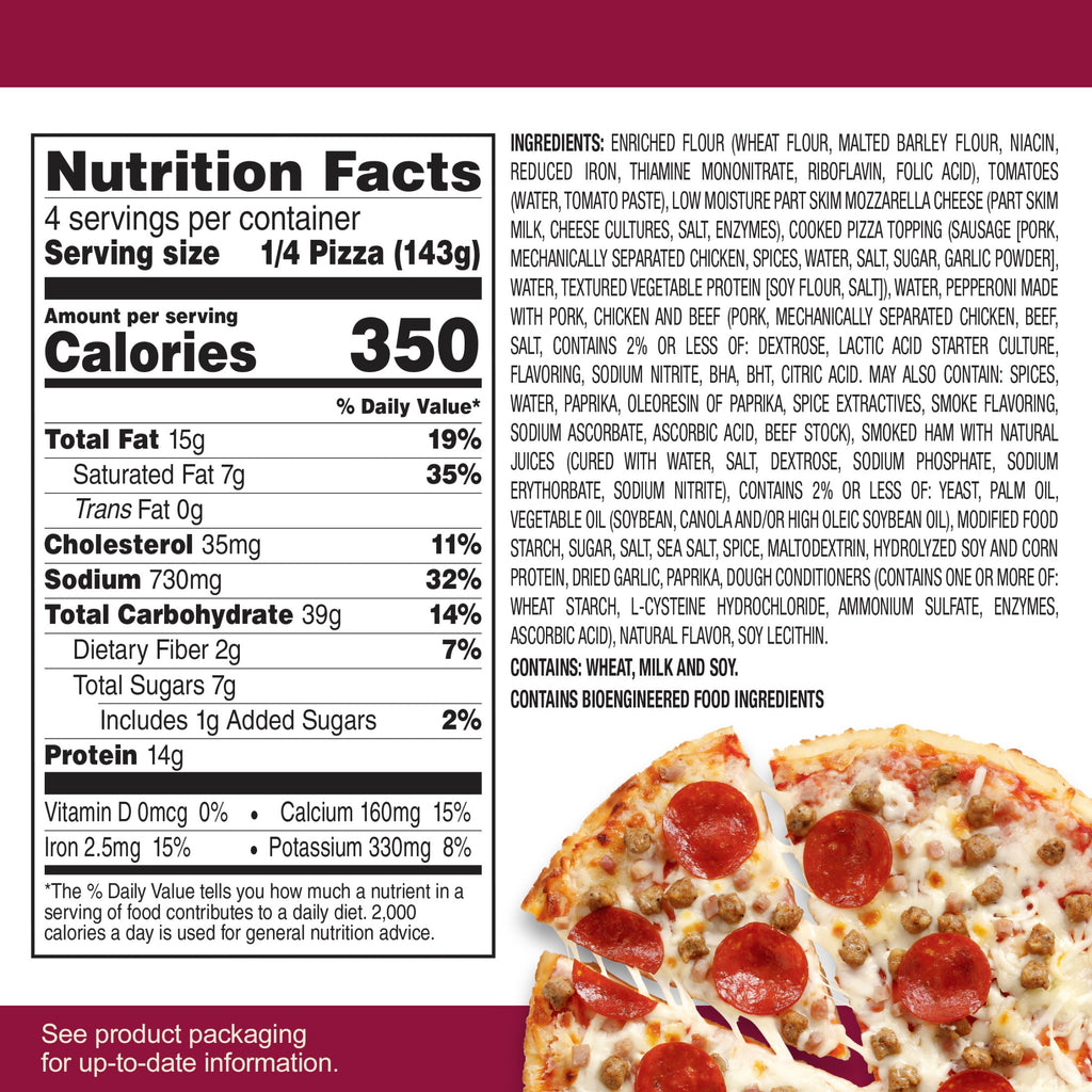 Tony's Meat Trio Pizzeria Style Crust Frozen Pizza 20.13 Oz
