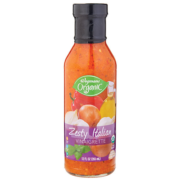 Wegmans Organic Zesty Italian Vinaigrette 12 oz