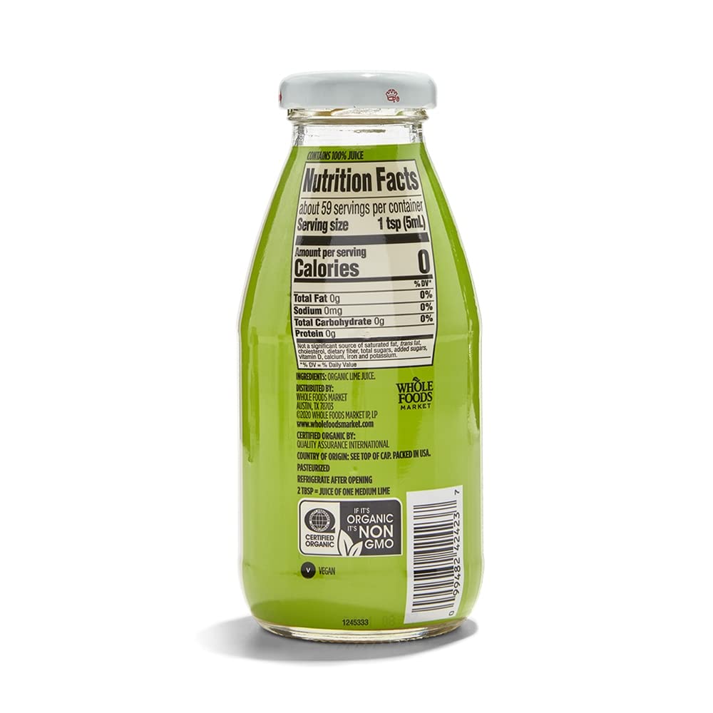 Organic Lime Juice 10 Fl Oz 365 By Whole Foods Market