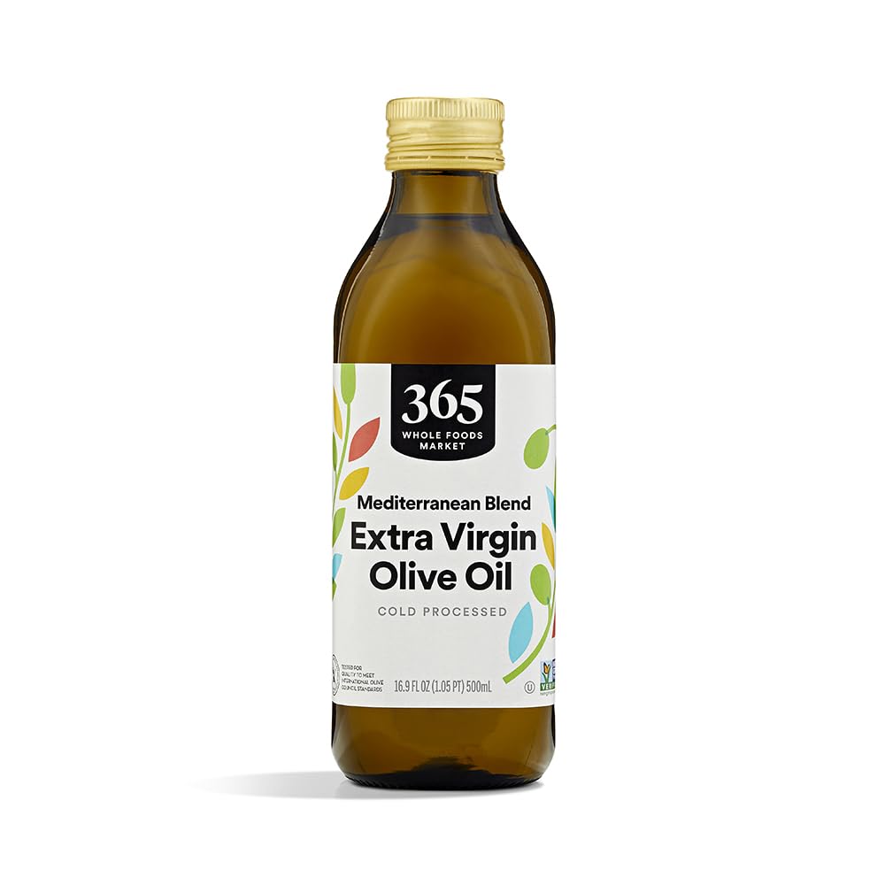 Extra Virgin Olive Oil Mediterranean Blend 16.9 Fl Oz 365 By Whole Foods Market