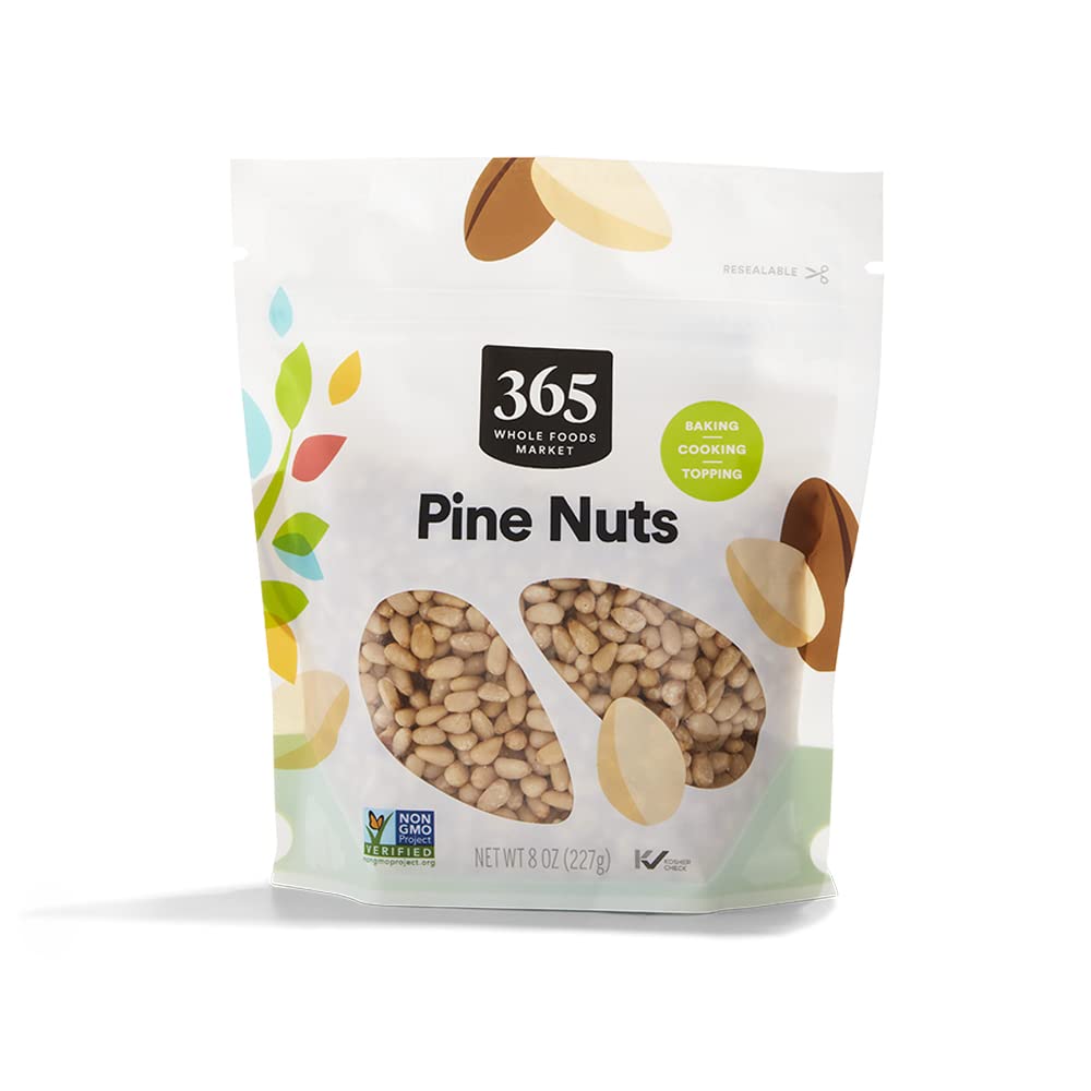 Unsalted Pine Nuts 8 Oz 365 By Whole Foods Market