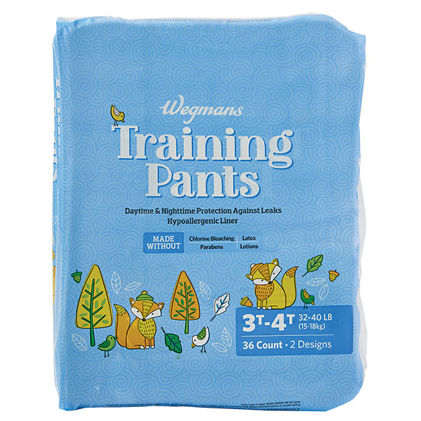 Wegmans Training Pants Boys 3T-4T 28 Ct