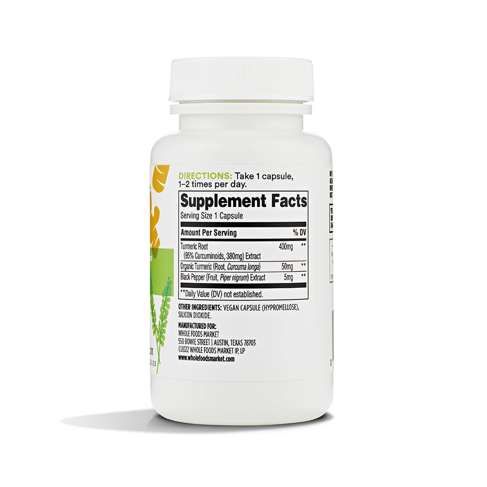 Turmeric 60 Count 365 By Whole Foods Market