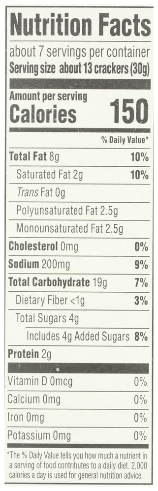 Organic Peanut Butter Mini Sandwich Crackers 7.5 Oz 365 By Whole Foods Market