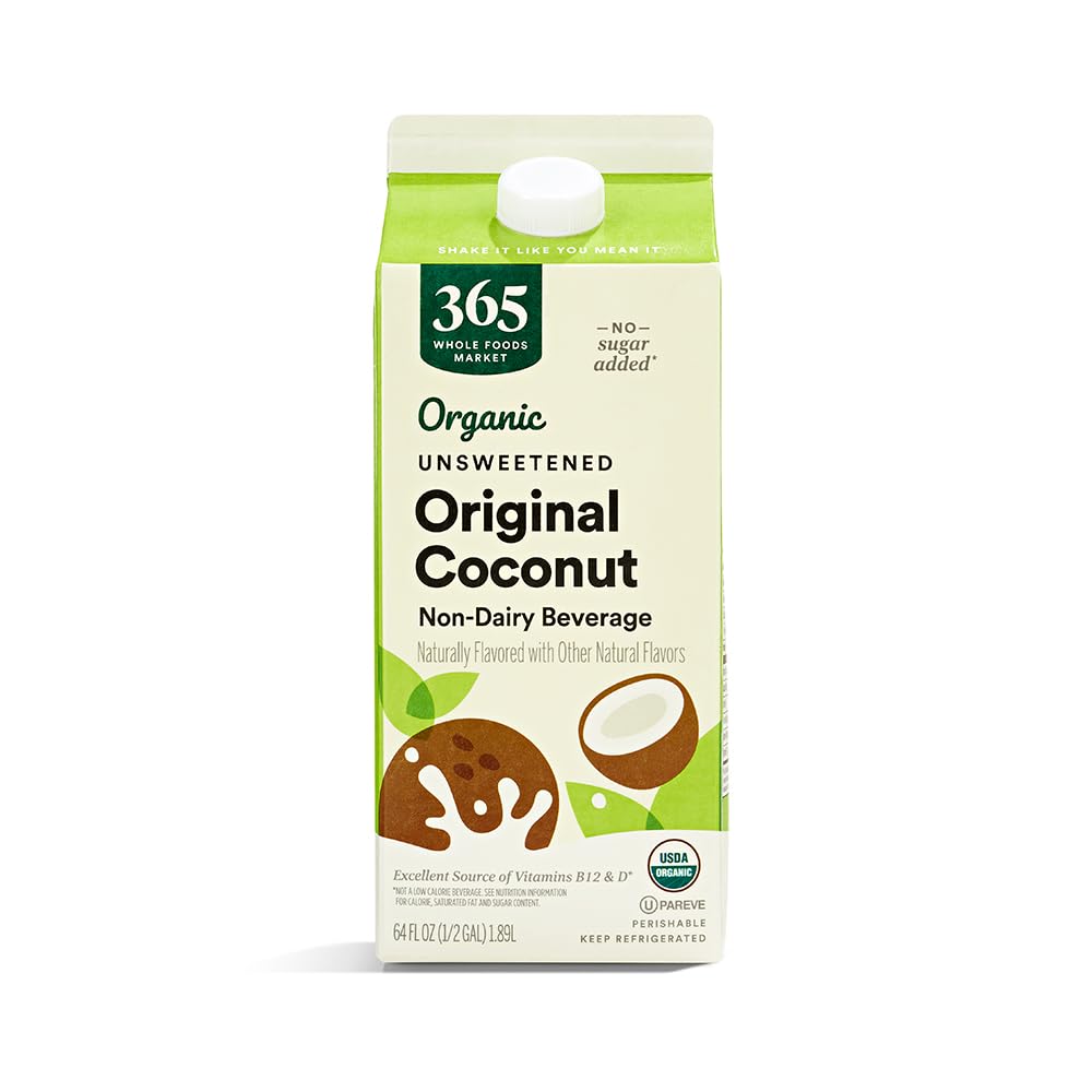 Organic Unsweetened Original Coconut Milk Beverage 64 Fl Oz 365 By Whole Foods Market