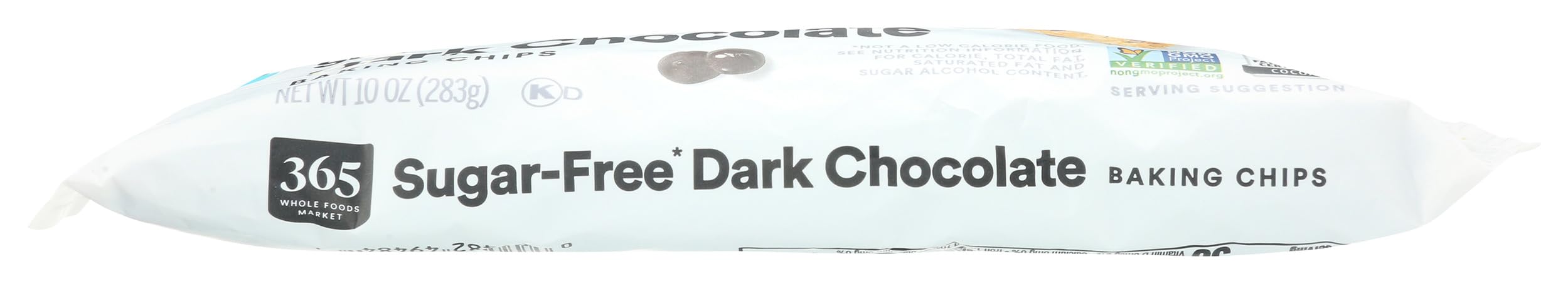 Sugar-Free Dark Chocolate Baking Chips 10 Oz 365 By Whole Foods Market