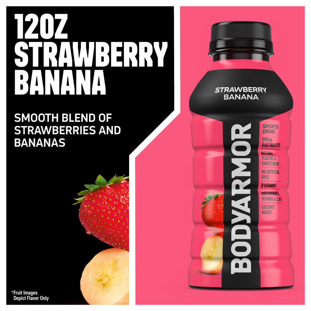BODYARMOR Strawberry Banana Sports Drink 12 fl oz 8 Count