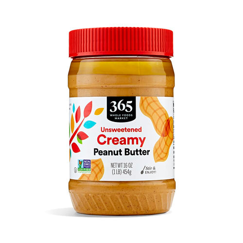 Creamy Peanut Butter 16 Oz 1 Count 365 By Whole Foods Market