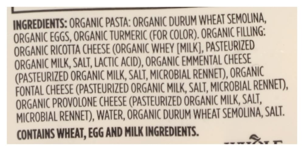 Organic Four Cheese Ravioli 22 Oz 365 By Whole Foods Market
