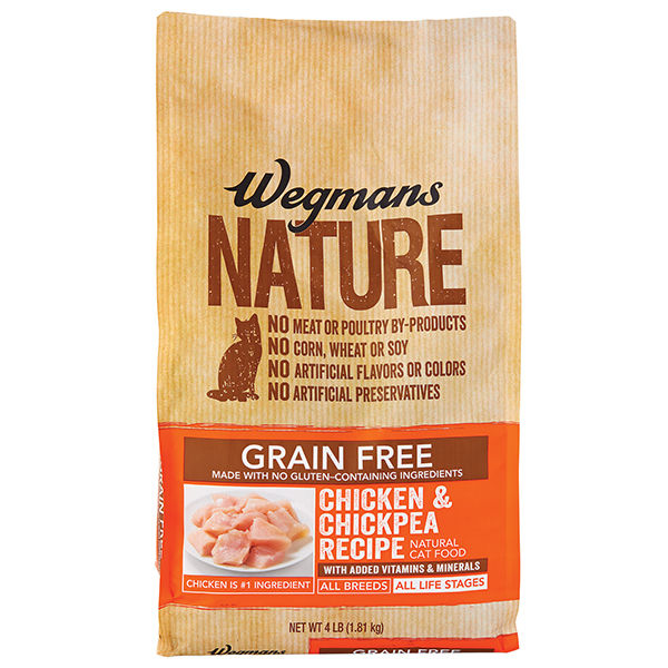 Wegmans Nature Grain Free Chicken & Chickpea Recipe Dry Cat Food 3 Lb