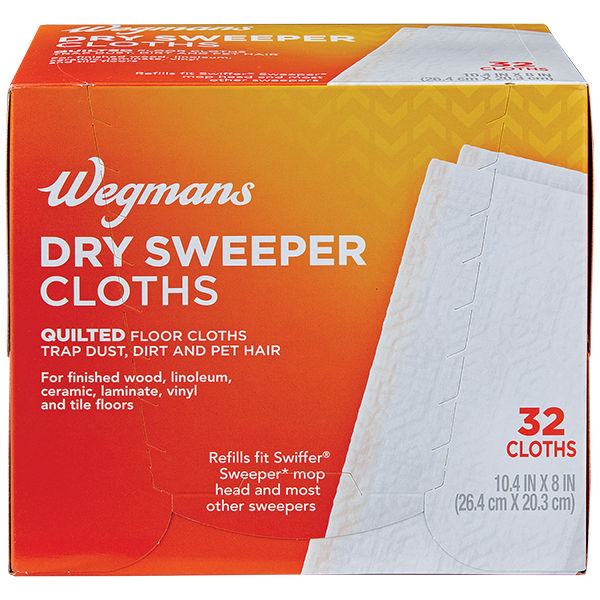 Wegmans Dry Sweeper Cloths 32 Count