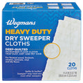 Wegmans Heavy Duty Dry Sweeper Cloths 20 Count