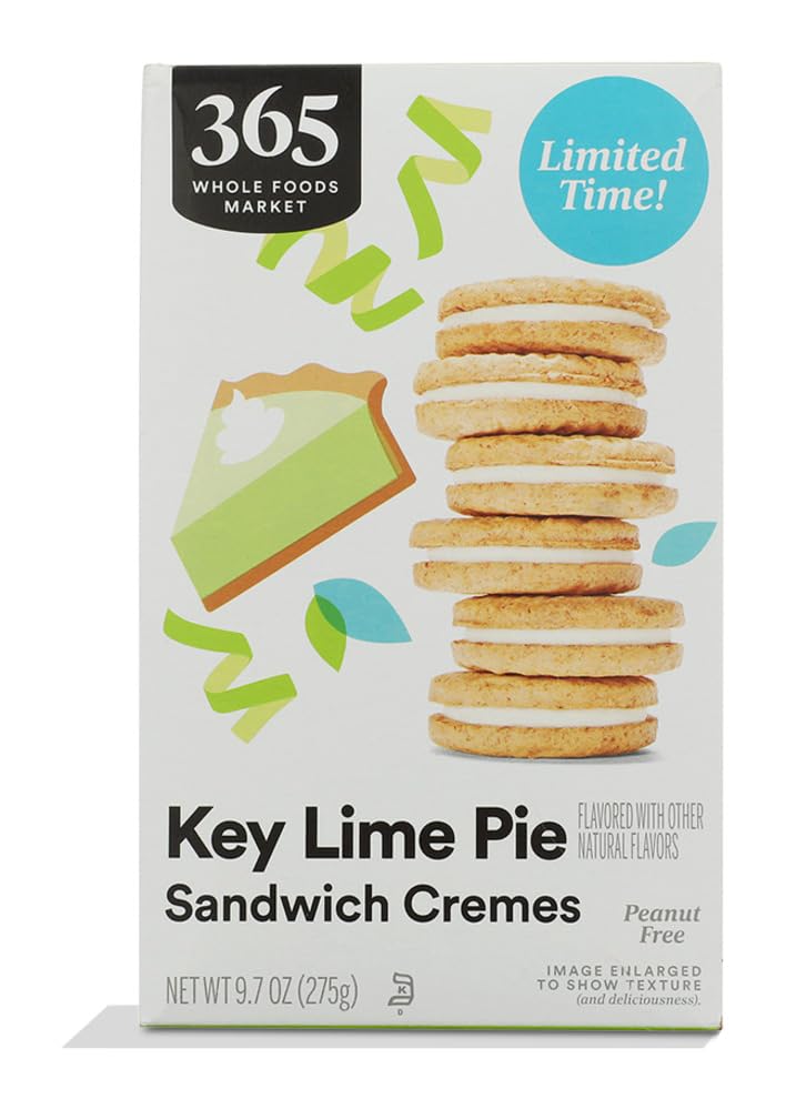 Key Lime Pie Cookie Sandwich Creme 9.7 Oz 365 By Whole Foods Market