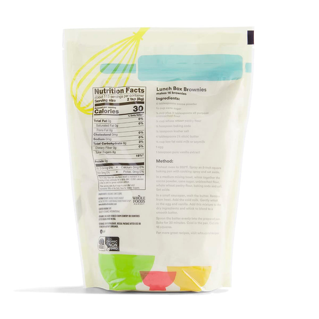 Organic Sugar 32 Oz 1 Count 365 By Whole Foods Market