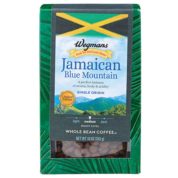 Wegmans Jamaican Blue Mountain Whole Bean Coffee 10 Oz